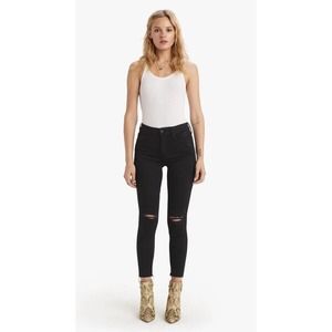 MOTHER Size 24 THE LOOKER HIGH WAISTED ANKLE FRAY Distressed SKINNY JEAN…